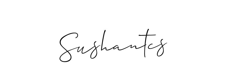 if you are searching for the best signature style for your name Sushantcs. so please give up your signature search. here we have designed multiple signature styles  using Allison_Script. Sushantcs signature style 2 images and pictures png