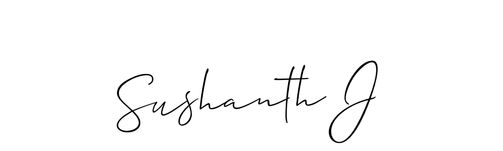 Once you've used our free online signature maker to create your best signature Allison_Script style, it's time to enjoy all of the benefits that Sushanth J name signing documents. Sushanth J signature style 2 images and pictures png