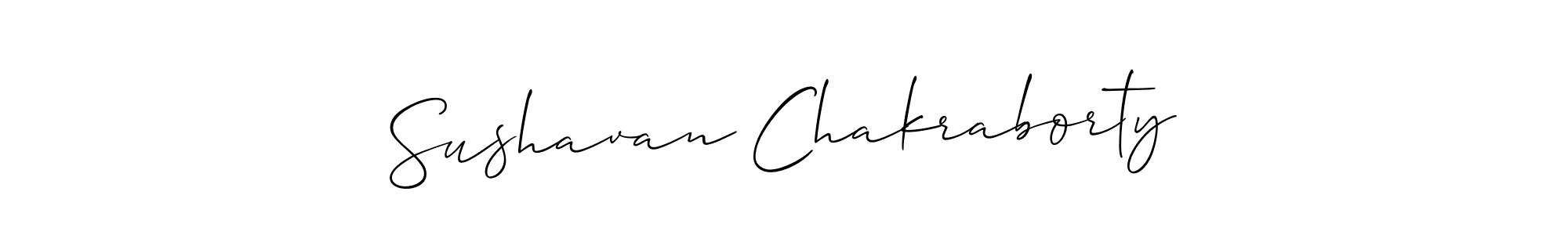 Make a beautiful signature design for name Sushavan Chakraborty. Use this online signature maker to create a handwritten signature for free. Sushavan Chakraborty signature style 2 images and pictures png