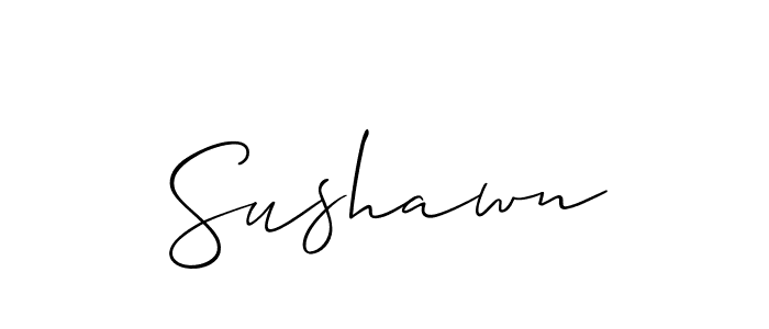 Allison_Script is a professional signature style that is perfect for those who want to add a touch of class to their signature. It is also a great choice for those who want to make their signature more unique. Get Sushawn name to fancy signature for free. Sushawn signature style 2 images and pictures png