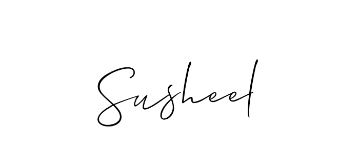 Make a beautiful signature design for name Susheel. Use this online signature maker to create a handwritten signature for free. Susheel signature style 2 images and pictures png