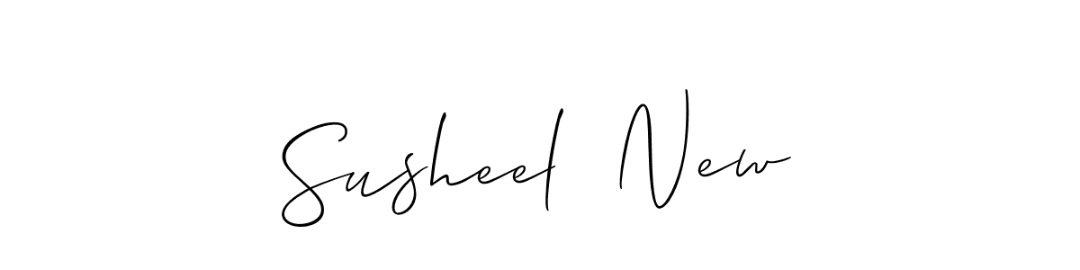 Make a short Susheel  New signature style. Manage your documents anywhere anytime using Allison_Script. Create and add eSignatures, submit forms, share and send files easily. Susheel  New signature style 2 images and pictures png