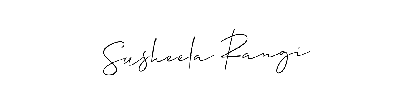 It looks lik you need a new signature style for name Susheela Rangi. Design unique handwritten (Allison_Script) signature with our free signature maker in just a few clicks. Susheela Rangi signature style 2 images and pictures png