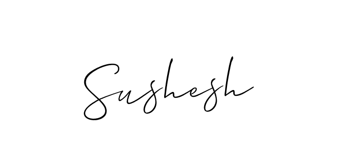 Best and Professional Signature Style for Sushesh. Allison_Script Best Signature Style Collection. Sushesh signature style 2 images and pictures png