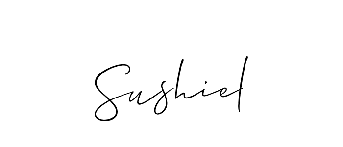 Make a short Sushiel signature style. Manage your documents anywhere anytime using Allison_Script. Create and add eSignatures, submit forms, share and send files easily. Sushiel signature style 2 images and pictures png