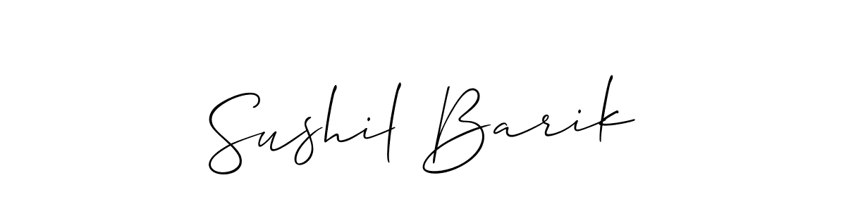 Make a beautiful signature design for name Sushil Barik. Use this online signature maker to create a handwritten signature for free. Sushil Barik signature style 2 images and pictures png