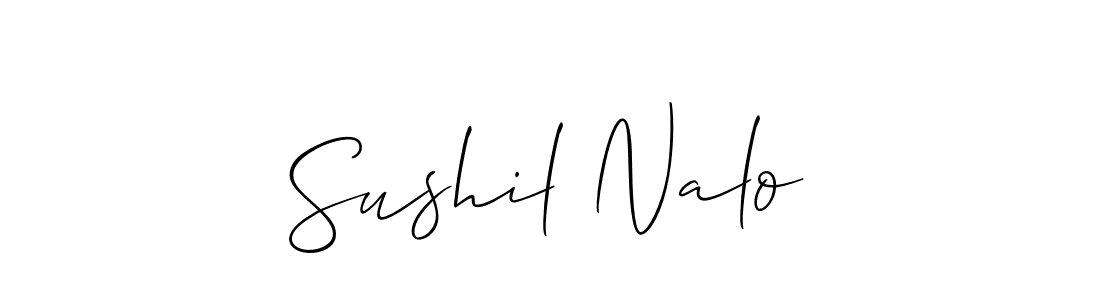 Check out images of Autograph of Sushil Nalo name. Actor Sushil Nalo Signature Style. Allison_Script is a professional sign style online. Sushil Nalo signature style 2 images and pictures png