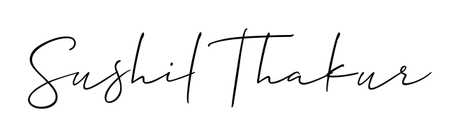 Achieve flawless digital penmanship with Sushil Thakur name in Allison_Script font. The perfect tool for creating online signatures. Sushil Thakur signature style 2 images and pictures png