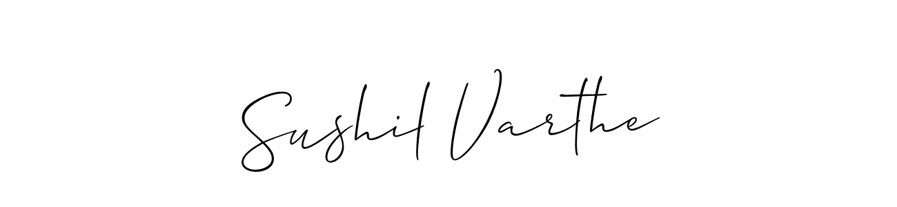 Here are the top 10 professional signature styles for the name Sushil Varthe. These are the best autograph styles you can use for your name. Sushil Varthe signature style 2 images and pictures png