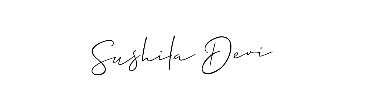 You can use this online signature creator to create a handwritten signature for the name Sushila Devi. This is the best online autograph maker. Sushila Devi signature style 2 images and pictures png