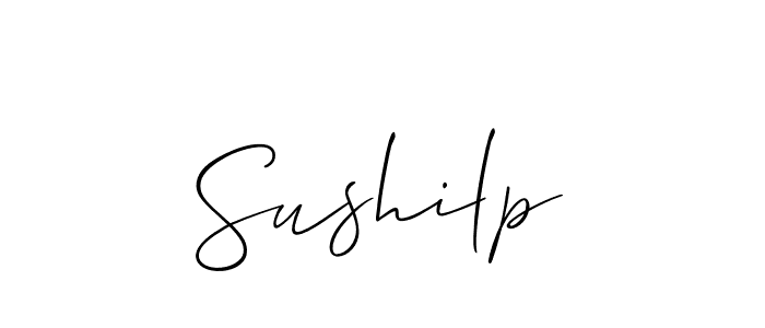 Make a short Sushilp signature style. Manage your documents anywhere anytime using Allison_Script. Create and add eSignatures, submit forms, share and send files easily. Sushilp signature style 2 images and pictures png