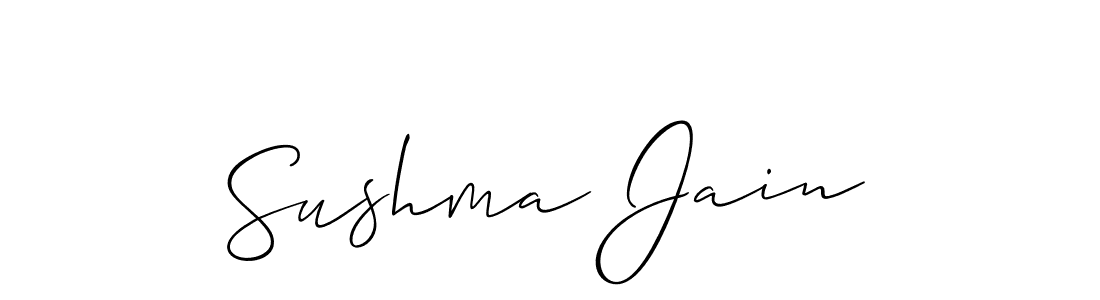 You can use this online signature creator to create a handwritten signature for the name Sushma Jain. This is the best online autograph maker. Sushma Jain signature style 2 images and pictures png