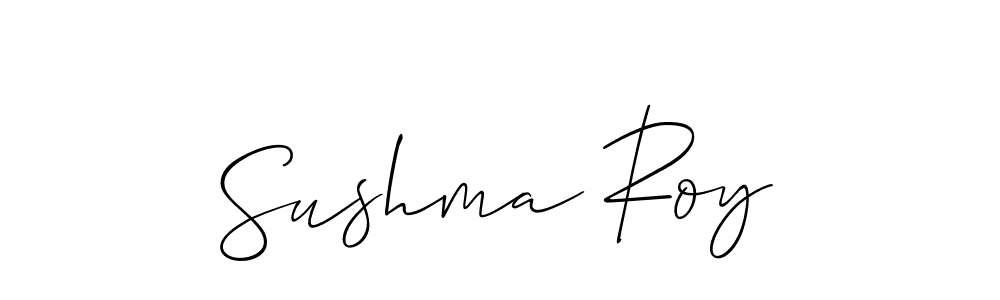 It looks lik you need a new signature style for name Sushma Roy. Design unique handwritten (Allison_Script) signature with our free signature maker in just a few clicks. Sushma Roy signature style 2 images and pictures png