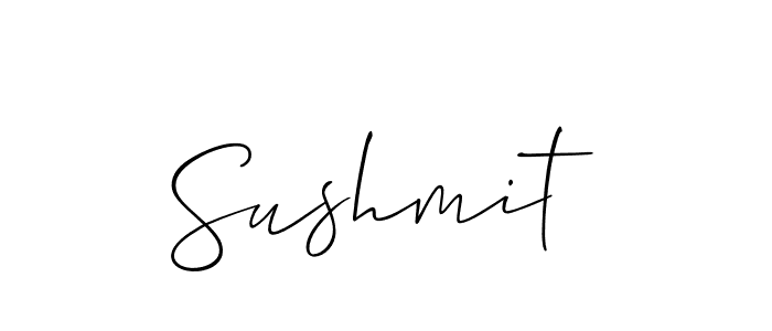 Sushmit stylish signature style. Best Handwritten Sign (Allison_Script) for my name. Handwritten Signature Collection Ideas for my name Sushmit. Sushmit signature style 2 images and pictures png