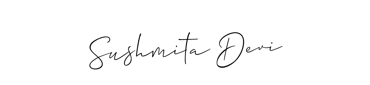 Similarly Allison_Script is the best handwritten signature design. Signature creator online .You can use it as an online autograph creator for name Sushmita Devi. Sushmita Devi signature style 2 images and pictures png