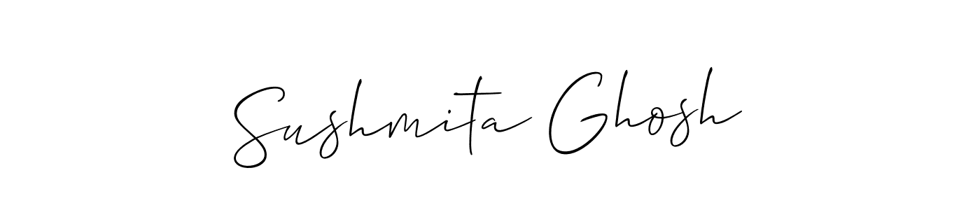 Sushmita Ghosh stylish signature style. Best Handwritten Sign (Allison_Script) for my name. Handwritten Signature Collection Ideas for my name Sushmita Ghosh. Sushmita Ghosh signature style 2 images and pictures png