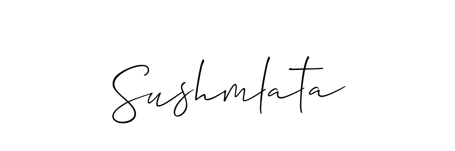 Once you've used our free online signature maker to create your best signature Allison_Script style, it's time to enjoy all of the benefits that Sushmlata name signing documents. Sushmlata signature style 2 images and pictures png