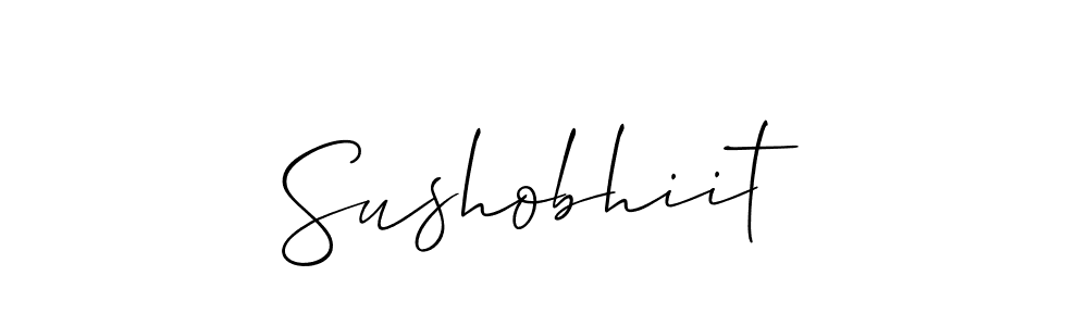 Sushobhiit stylish signature style. Best Handwritten Sign (Allison_Script) for my name. Handwritten Signature Collection Ideas for my name Sushobhiit. Sushobhiit signature style 2 images and pictures png