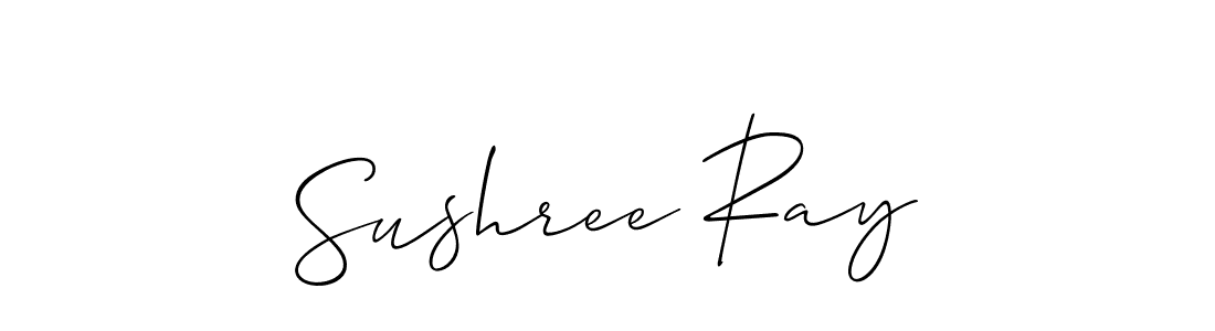 How to Draw Sushree Ray signature style? Allison_Script is a latest design signature styles for name Sushree Ray. Sushree Ray signature style 2 images and pictures png