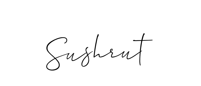 Best and Professional Signature Style for Sushrut. Allison_Script Best Signature Style Collection. Sushrut signature style 2 images and pictures png