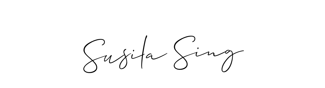 How to Draw Susila Sing signature style? Allison_Script is a latest design signature styles for name Susila Sing. Susila Sing signature style 2 images and pictures png