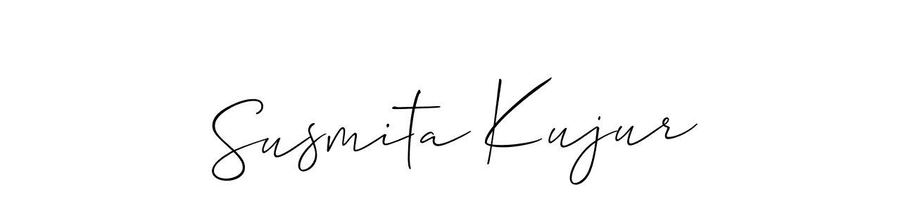Design your own signature with our free online signature maker. With this signature software, you can create a handwritten (Allison_Script) signature for name Susmita Kujur. Susmita Kujur signature style 2 images and pictures png