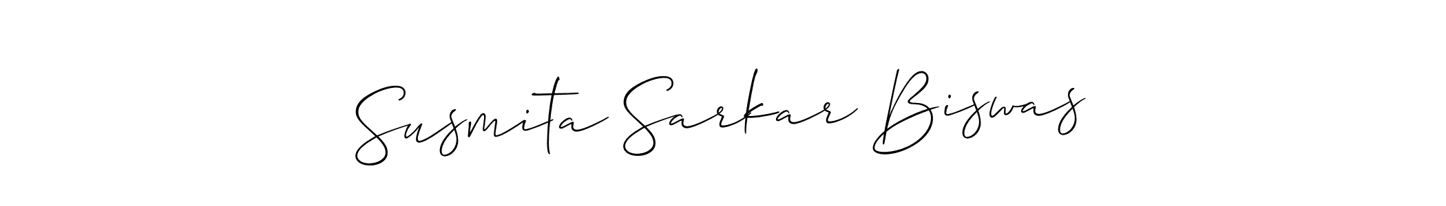 It looks lik you need a new signature style for name Susmita Sarkar Biswas. Design unique handwritten (Allison_Script) signature with our free signature maker in just a few clicks. Susmita Sarkar Biswas signature style 2 images and pictures png