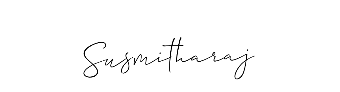 Susmitharaj stylish signature style. Best Handwritten Sign (Allison_Script) for my name. Handwritten Signature Collection Ideas for my name Susmitharaj. Susmitharaj signature style 2 images and pictures png