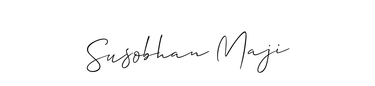 Best and Professional Signature Style for Susobhan Maji. Allison_Script Best Signature Style Collection. Susobhan Maji signature style 2 images and pictures png