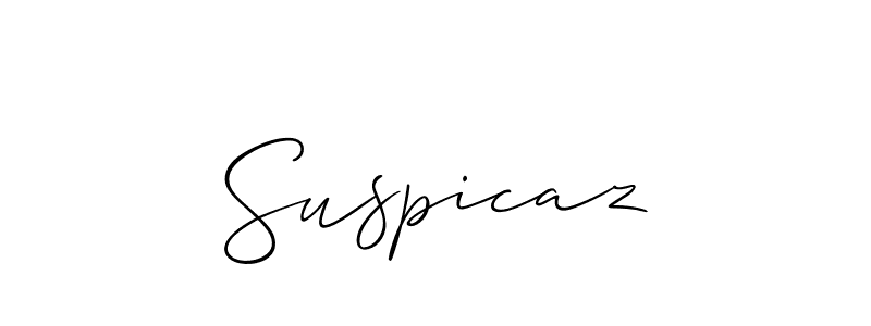 Once you've used our free online signature maker to create your best signature Allison_Script style, it's time to enjoy all of the benefits that Suspicaz name signing documents. Suspicaz signature style 2 images and pictures png