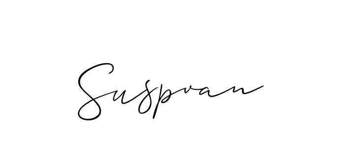 Make a beautiful signature design for name Suspvan. Use this online signature maker to create a handwritten signature for free. Suspvan signature style 2 images and pictures png