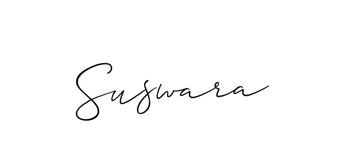 Also we have Suswara name is the best signature style. Create professional handwritten signature collection using Allison_Script autograph style. Suswara signature style 2 images and pictures png