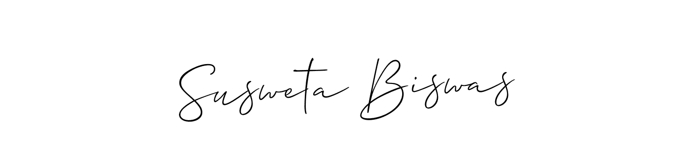 Check out images of Autograph of Susweta Biswas name. Actor Susweta Biswas Signature Style. Allison_Script is a professional sign style online. Susweta Biswas signature style 2 images and pictures png