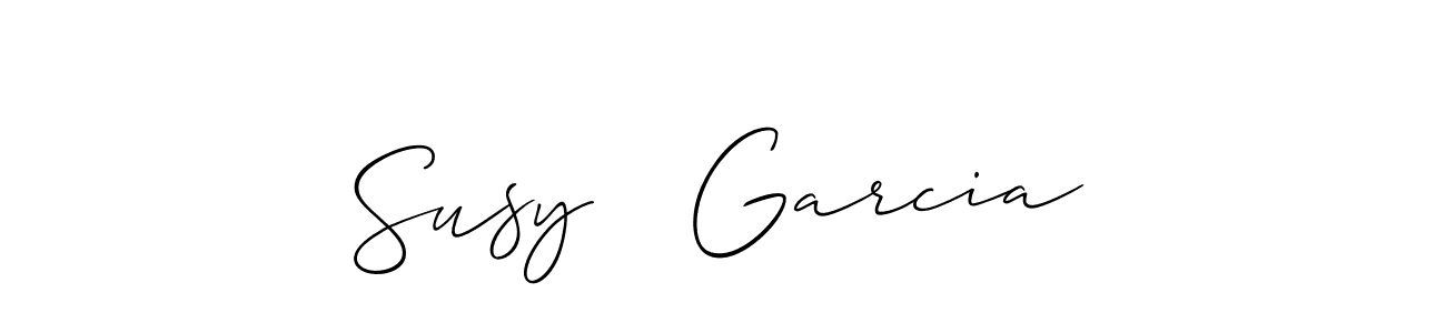 Also You can easily find your signature by using the search form. We will create Susy   Garcia name handwritten signature images for you free of cost using Allison_Script sign style. Susy   Garcia signature style 2 images and pictures png