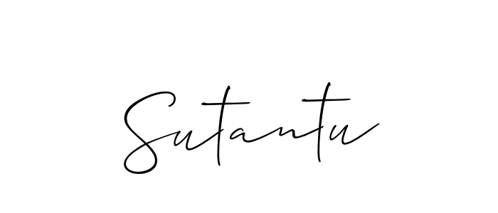 Make a beautiful signature design for name Sutantu. Use this online signature maker to create a handwritten signature for free. Sutantu signature style 2 images and pictures png