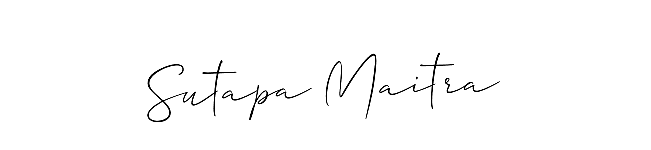 Best and Professional Signature Style for Sutapa Maitra. Allison_Script Best Signature Style Collection. Sutapa Maitra signature style 2 images and pictures png