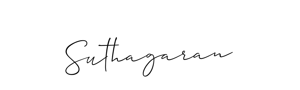 How to Draw Suthagaran signature style? Allison_Script is a latest design signature styles for name Suthagaran. Suthagaran signature style 2 images and pictures png