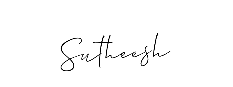 Once you've used our free online signature maker to create your best signature Allison_Script style, it's time to enjoy all of the benefits that Sutheesh name signing documents. Sutheesh signature style 2 images and pictures png