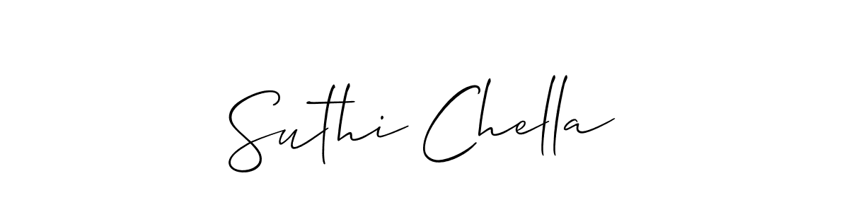 This is the best signature style for the Suthi Chella name. Also you like these signature font (Allison_Script). Mix name signature. Suthi Chella signature style 2 images and pictures png