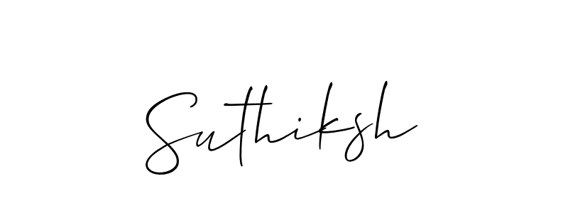 Suthiksh stylish signature style. Best Handwritten Sign (Allison_Script) for my name. Handwritten Signature Collection Ideas for my name Suthiksh. Suthiksh signature style 2 images and pictures png