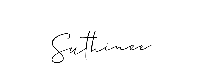 Similarly Allison_Script is the best handwritten signature design. Signature creator online .You can use it as an online autograph creator for name Suthinee. Suthinee signature style 2 images and pictures png