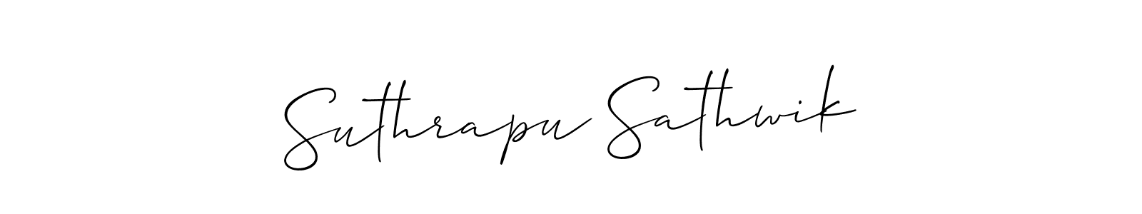 Check out images of Autograph of Suthrapu Sathwik name. Actor Suthrapu Sathwik Signature Style. Allison_Script is a professional sign style online. Suthrapu Sathwik signature style 2 images and pictures png