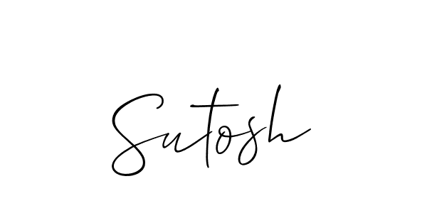 Also You can easily find your signature by using the search form. We will create Sutosh name handwritten signature images for you free of cost using Allison_Script sign style. Sutosh signature style 2 images and pictures png