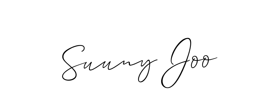 Best and Professional Signature Style for Suuny Joo. Allison_Script Best Signature Style Collection. Suuny Joo signature style 2 images and pictures png