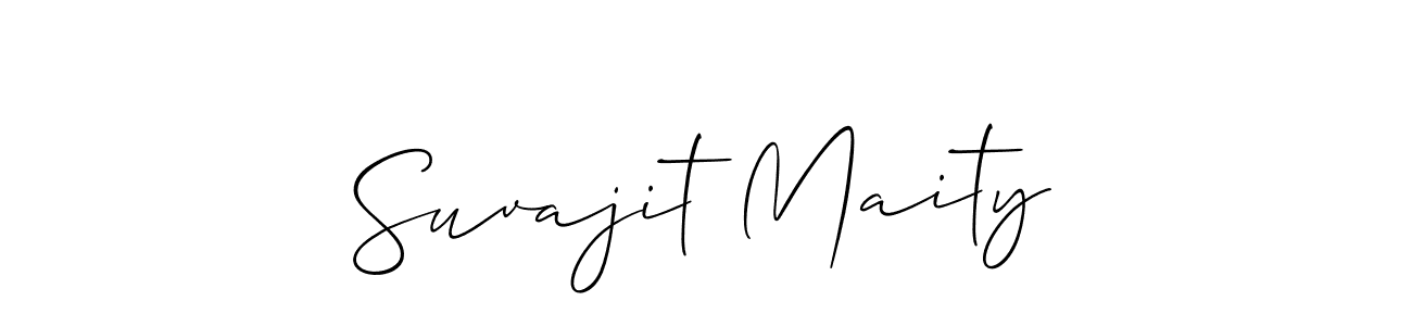 It looks lik you need a new signature style for name Suvajit Maity. Design unique handwritten (Allison_Script) signature with our free signature maker in just a few clicks. Suvajit Maity signature style 2 images and pictures png