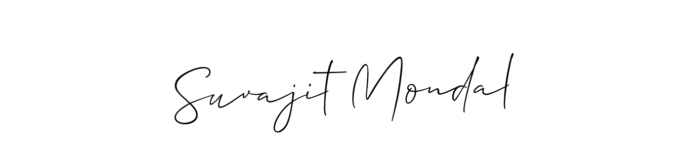 This is the best signature style for the Suvajit Mondal name. Also you like these signature font (Allison_Script). Mix name signature. Suvajit Mondal signature style 2 images and pictures png