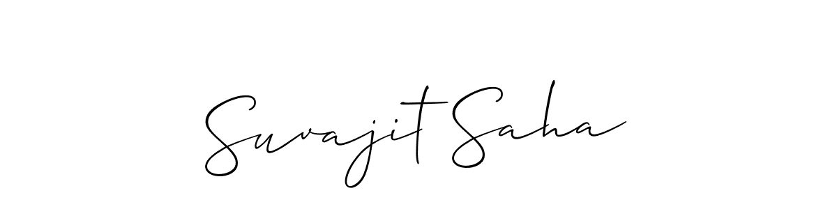 Once you've used our free online signature maker to create your best signature Allison_Script style, it's time to enjoy all of the benefits that Suvajit Saha name signing documents. Suvajit Saha signature style 2 images and pictures png