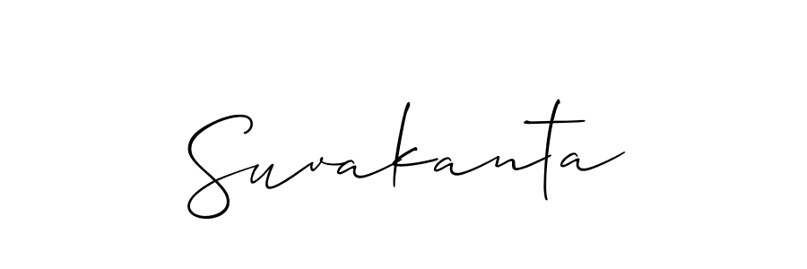 Also we have Suvakanta name is the best signature style. Create professional handwritten signature collection using Allison_Script autograph style. Suvakanta signature style 2 images and pictures png