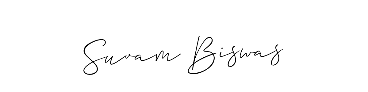 Once you've used our free online signature maker to create your best signature Allison_Script style, it's time to enjoy all of the benefits that Suvam Biswas name signing documents. Suvam Biswas signature style 2 images and pictures png