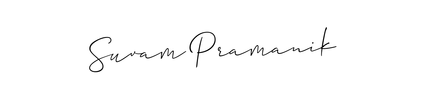 Make a beautiful signature design for name Suvam Pramanik. Use this online signature maker to create a handwritten signature for free. Suvam Pramanik signature style 2 images and pictures png
